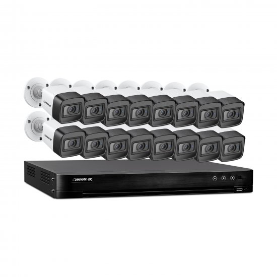 4K Ultra HD Wired 16 Channels with 16 Cameras